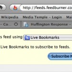 Subscribe to Live Bookmarks