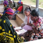 Dr. Annah (right) with Dr. Terezia (middle)