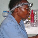 Nurse Dafroza in clinic