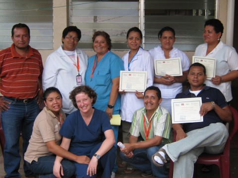 Proud new trainees, GFH trainers and amazing support team from SOPPEXCCA and CECOCAFEN