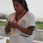 Amazing Norma. She is a CHP who attending our entire training in April 2011 and is volunteering each Friday at the clinic at La Comon. She wants to become a doctor or nurse one day!