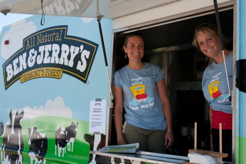 Ben & Jerry's Homemade at the annual GMCR/GFH Car Wash Ben & Jerry's Homemade at the annual GMCR/GFH Car Wash