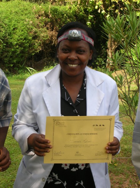 Leonarda with her GFH certificate, June 2009 Leonarda with her GFH certificate, June 2009